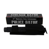 Chicago 21" Hardened Steel Baton - Black